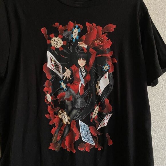 Kakegurui Anime Gambling Graphic Tee - Picture 3 of 6